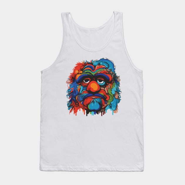 Man or Muppet Tank Top by Kamran Sharjeel